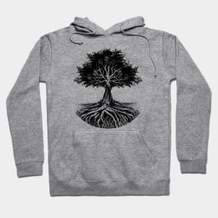 Tree Art Drawing Hoodie